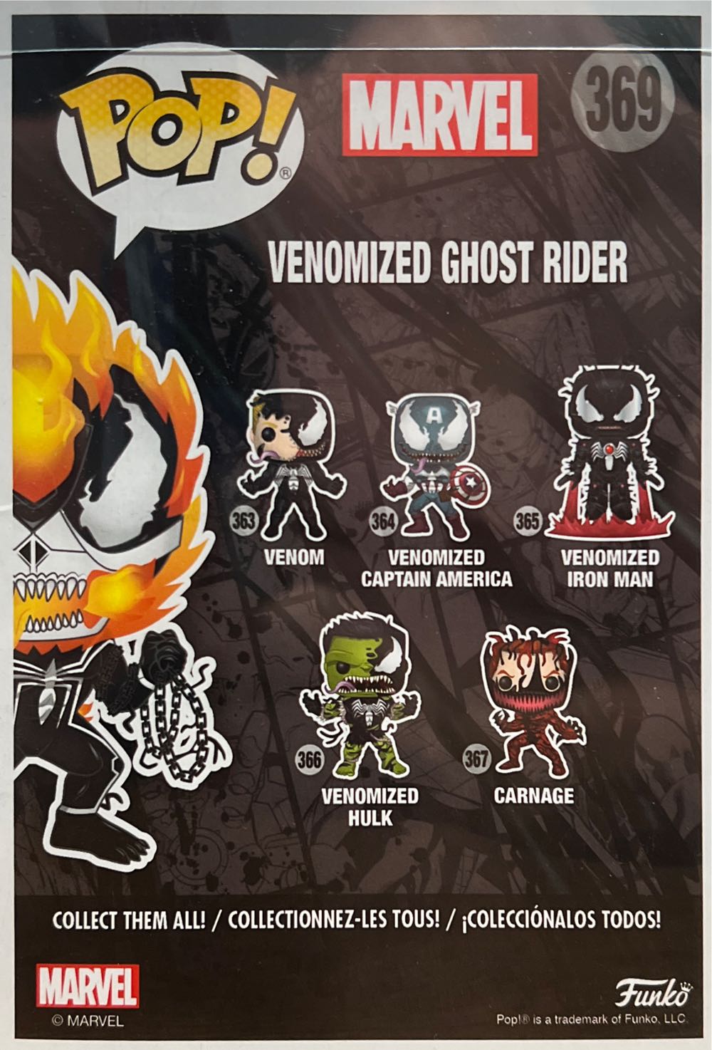 Venomized Ghost Rider  vinyl figure collectible - Main Image 2