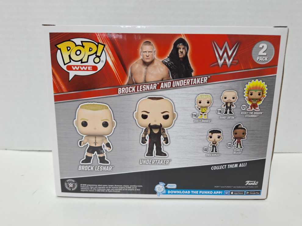Brock Lesnar and Undertaker - WWE vinyl figure collectible [Barcode 889698706209] - Main Image 2