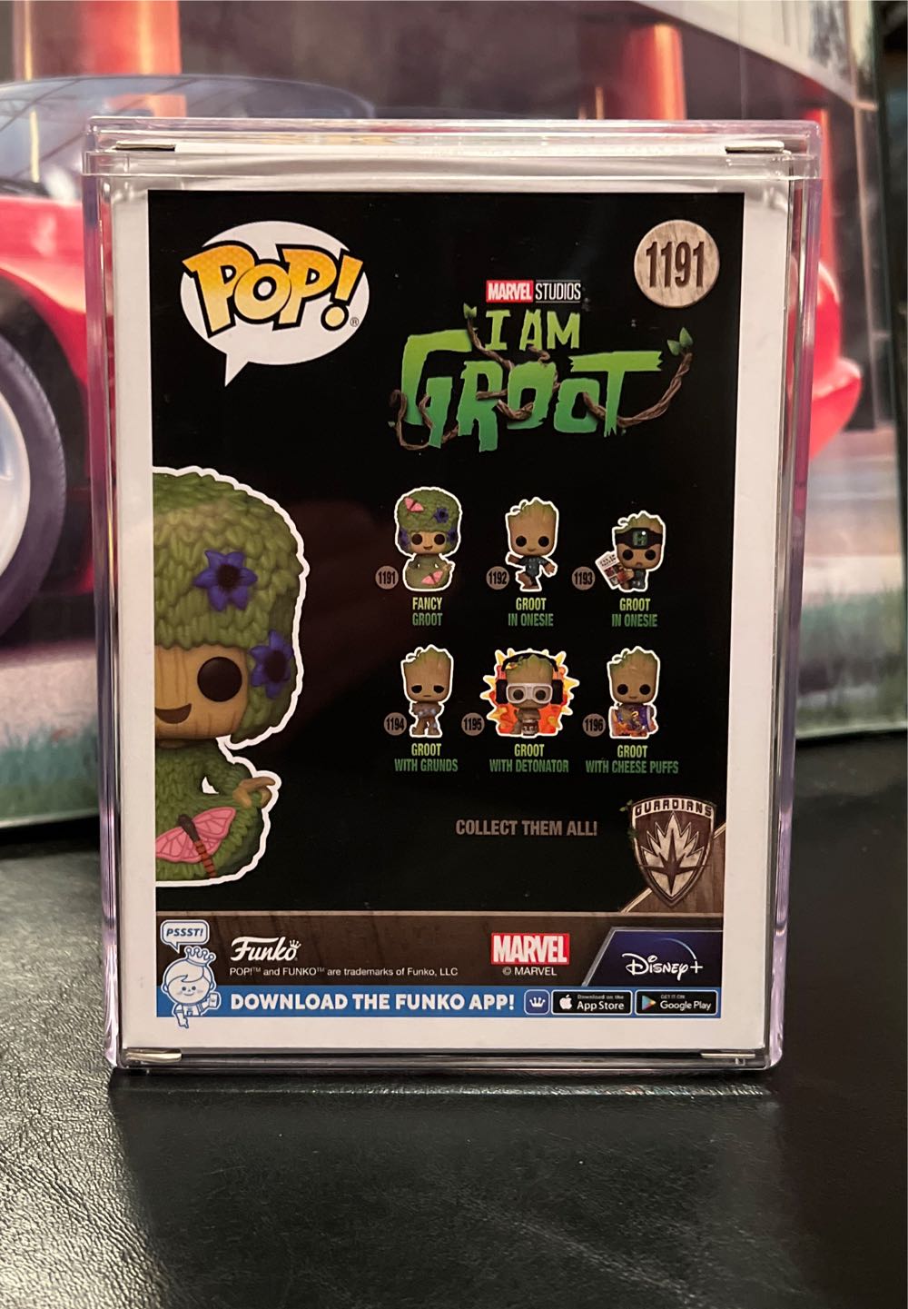 I AM GROOT: FANCY GROOT ( FLOCKED )  vinyl figure collectible [Barcode 889698735315] - Main Image 2