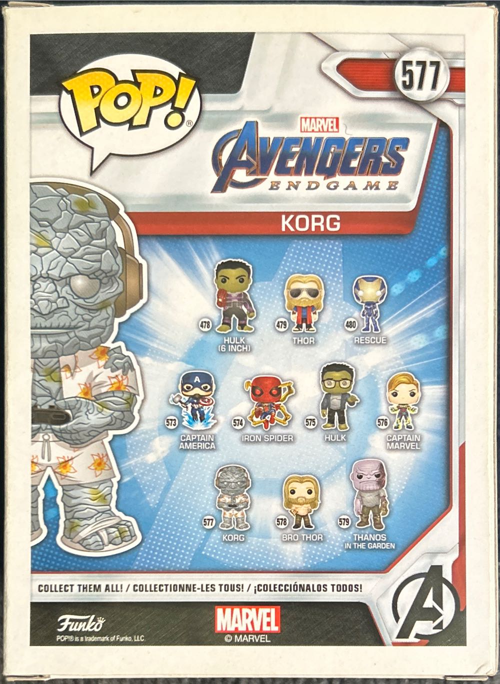 Korg - Avengers: Endgame vinyl figure collectible - Main Image 2