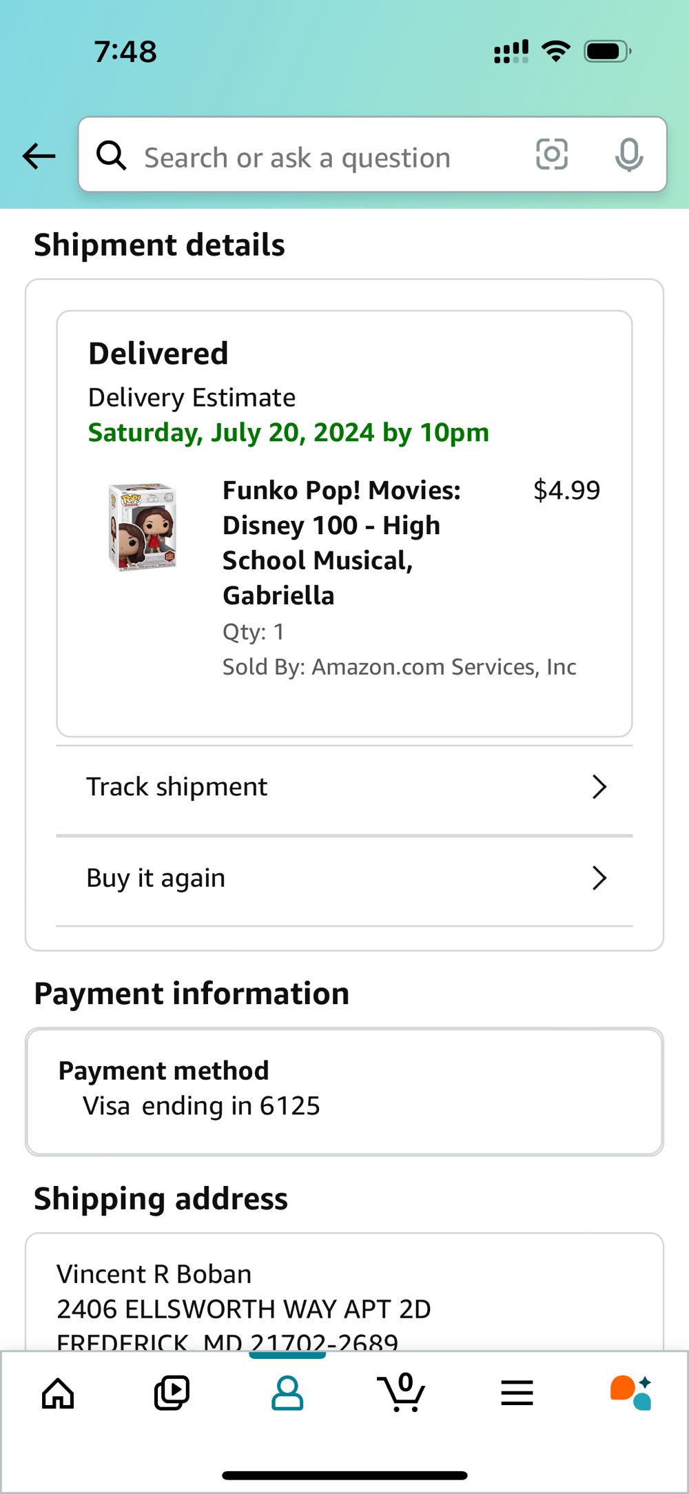 Gabriella - Disney vinyl figure collectible [Barcode 889698679909] - Main Image 4