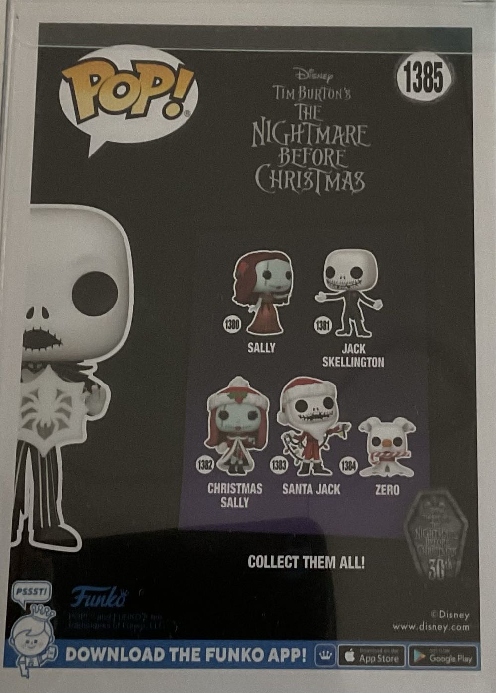 Jack Skellington - The Nightmare Before Christmas vinyl figure collectible [Barcode 889698739474] - Main Image 3