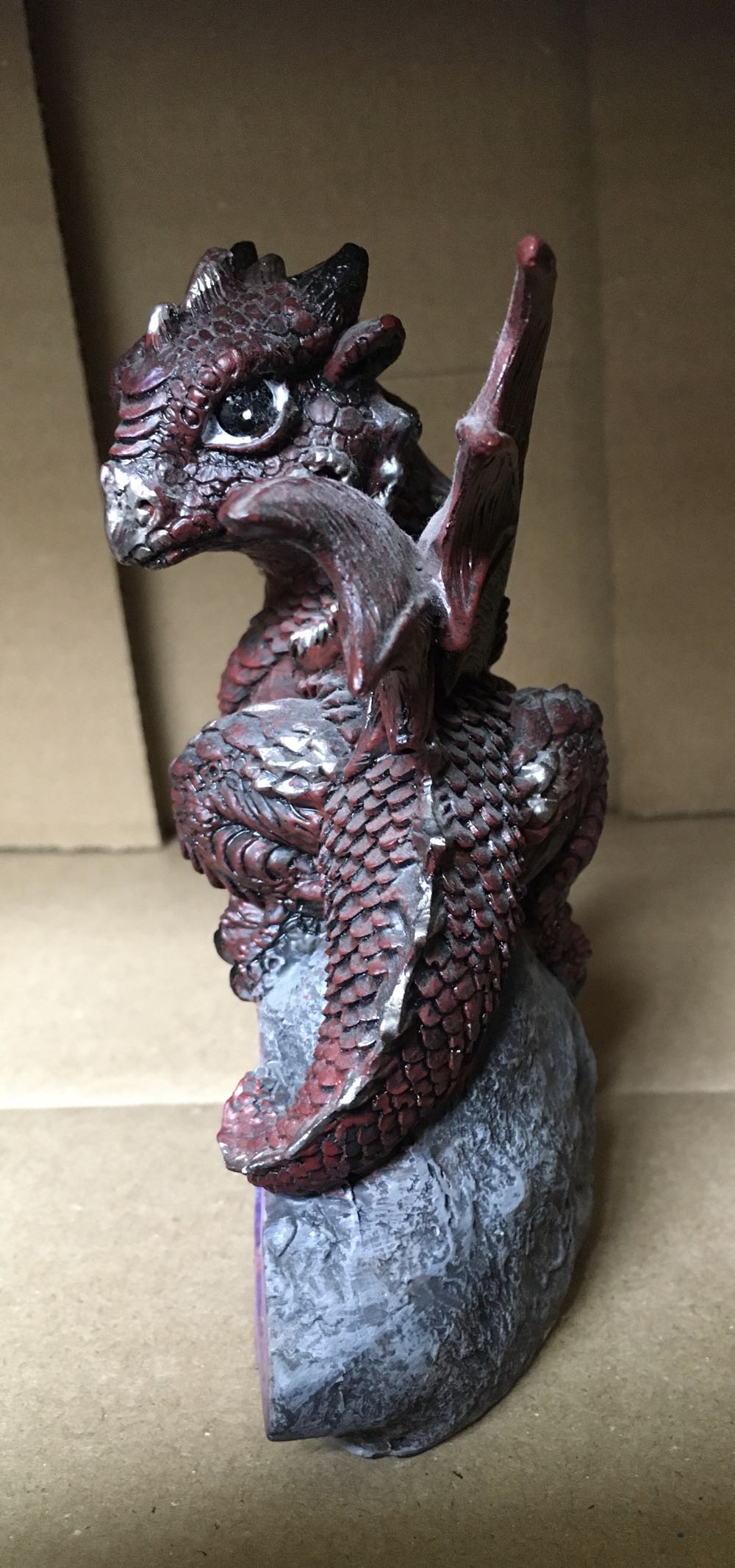 DRABYGE Baby Dragon On Geode With Eggs  vinyl figure collectible - Main Image 3