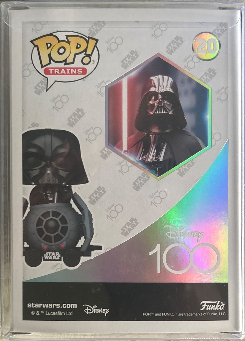 Darth Vader on TIE Fighter - Star Wars vinyl figure collectible - Main Image 2