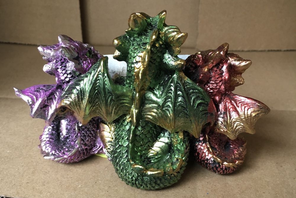 Nemesis Now Tales Of Fire Reading Book Dragons  vinyl figure collectible - Main Image 3