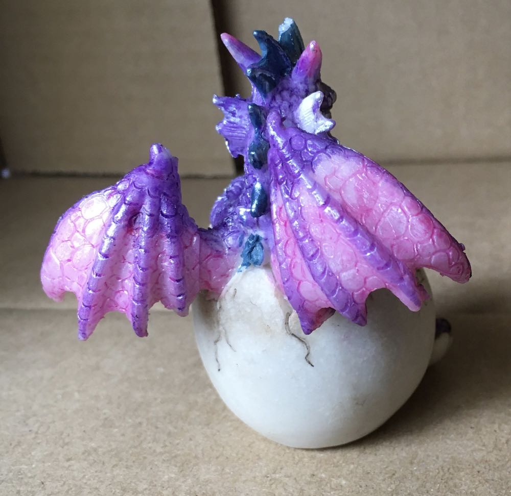 Purple Dragon Hatchling  vinyl figure collectible - Main Image 3