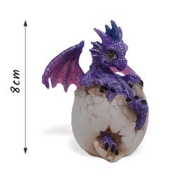 Purple Dragon Hatchling  vinyl figure collectible - Main Image 4