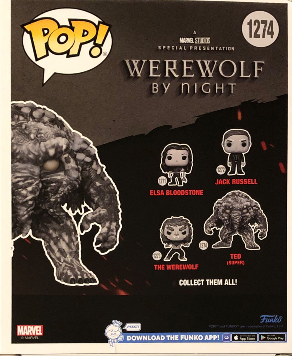 Ted (Man Thing)  vinyl figure collectible [Barcode 889698745376] - Main Image 2