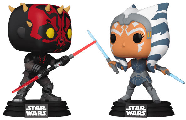 Darth Maul Vs. Ahsoka 2-Pack - Star Wars: Clone Wars vinyl figure collectible [Barcode 889698743273] - Main Image 2