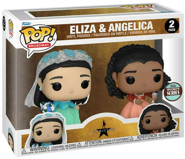 Eliza Hamilton & Angelica Schuyler - Hamilton vinyl figure collectible [Barcode 889698608046] - Main Image 2