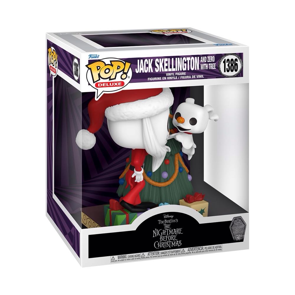 Jack Skellington And Zero With Tree - The Nightmare Before Christmas vinyl figure collectible [Barcode 889698723824] - Main Image 2