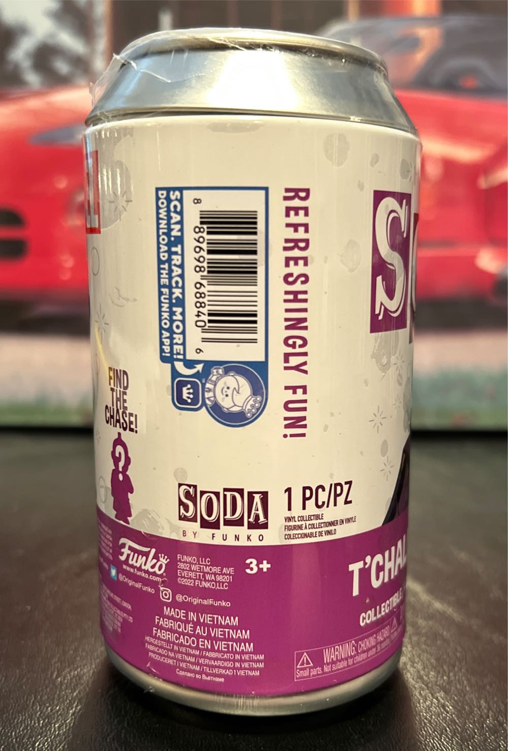 FUNKO SODA FIGURE: T’CHALLA STAR-LORD ( MARVEL WHAT IF…? )  vinyl figure collectible [Barcode 889698688406] - Main Image 4