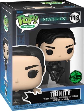 Trinity NFT - The Matrix vinyl figure collectible [Barcode 889698718677] - Main Image 2