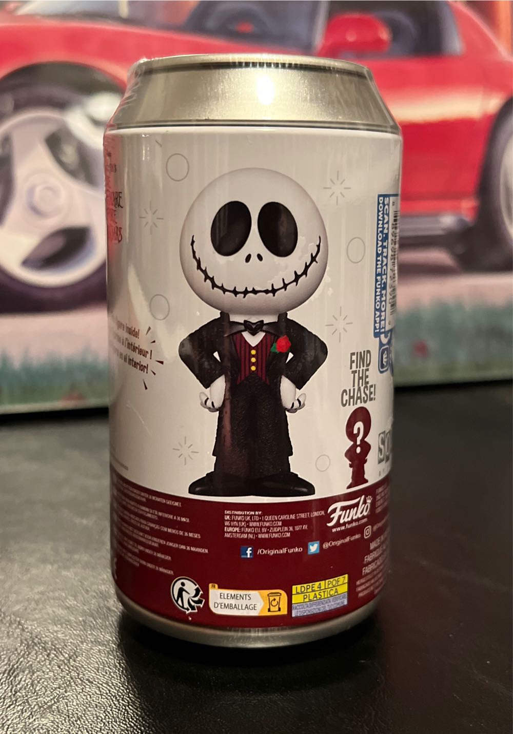 Jack Skellington - (the Nightmare Before Christmas) (Disney)  FUNKOPOP - Funko Vinyl Soda  vinyl figure collectible [Barcode 889698723909] - Main Image 2