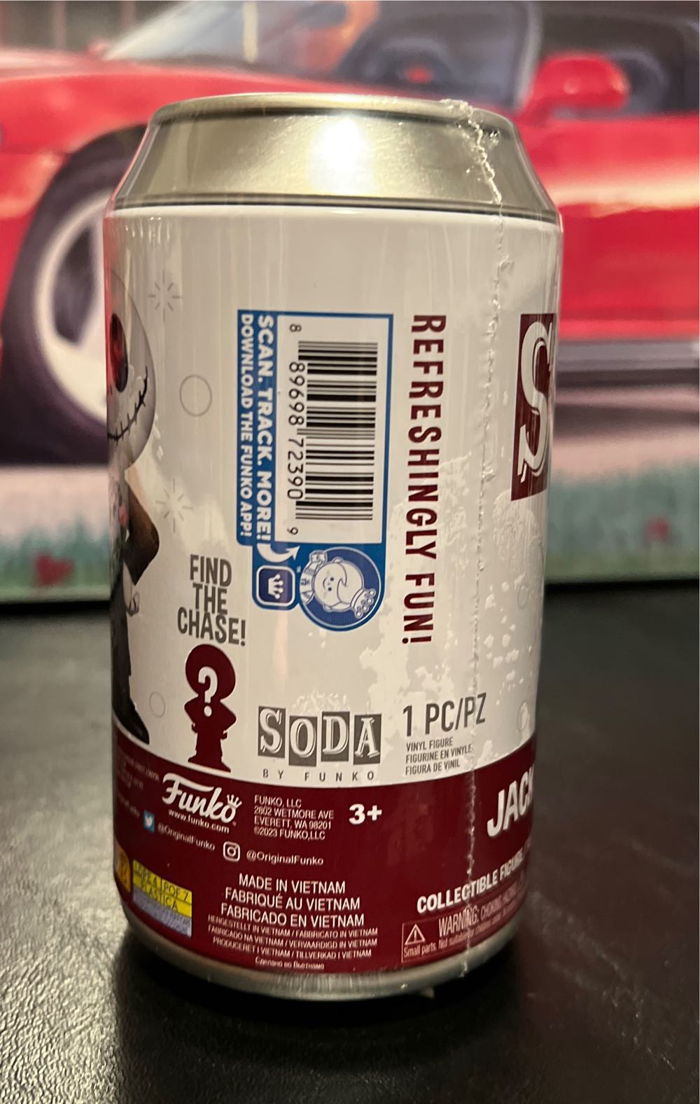 Jack Skellington - (the Nightmare Before Christmas) (Disney)  FUNKOPOP - Funko Vinyl Soda  vinyl figure collectible [Barcode 889698723909] - Main Image 4
