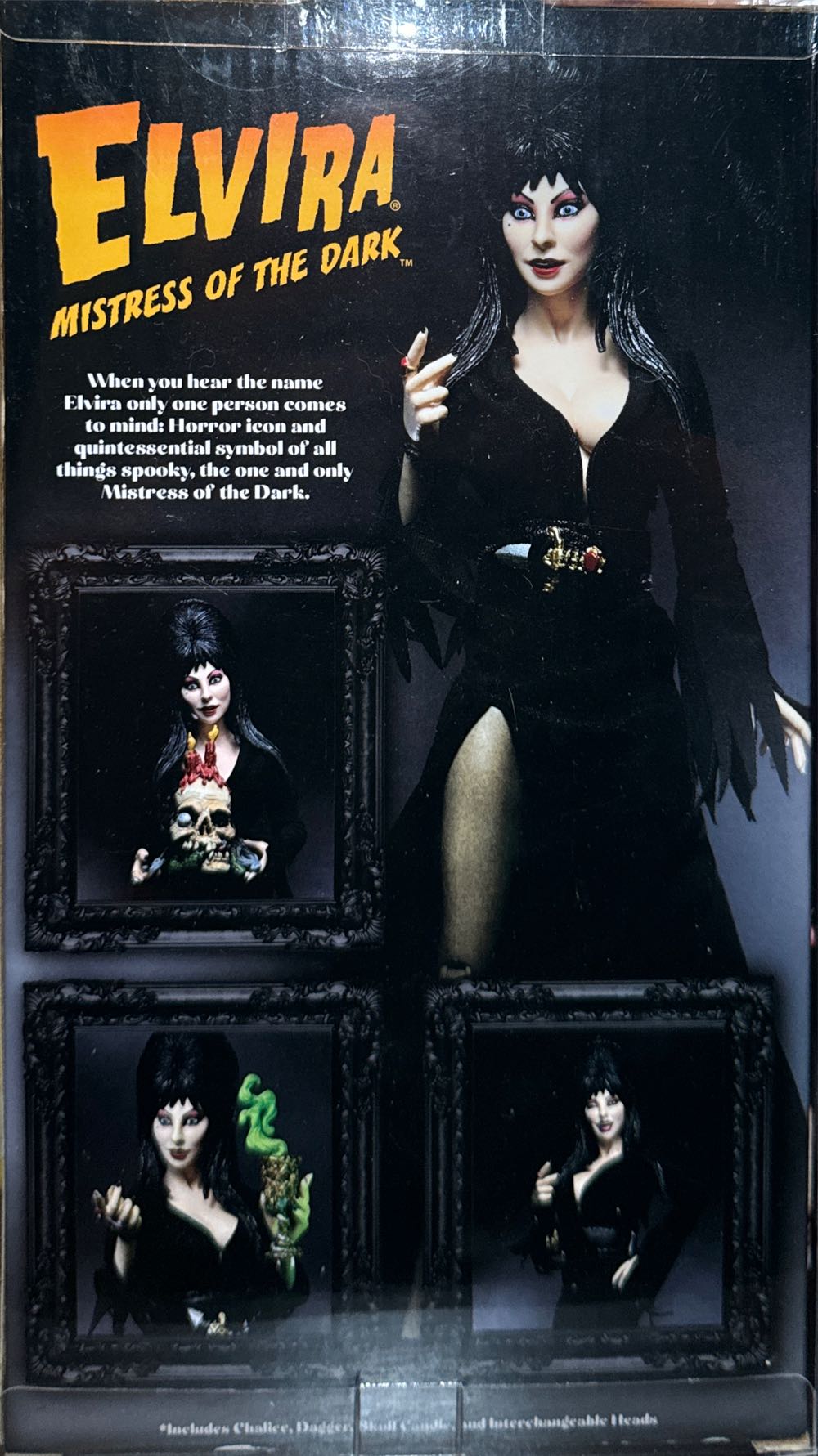 Elvira - Elvira Mistress of the Dark vinyl figure collectible [Barcode 634482560617] - Main Image 3