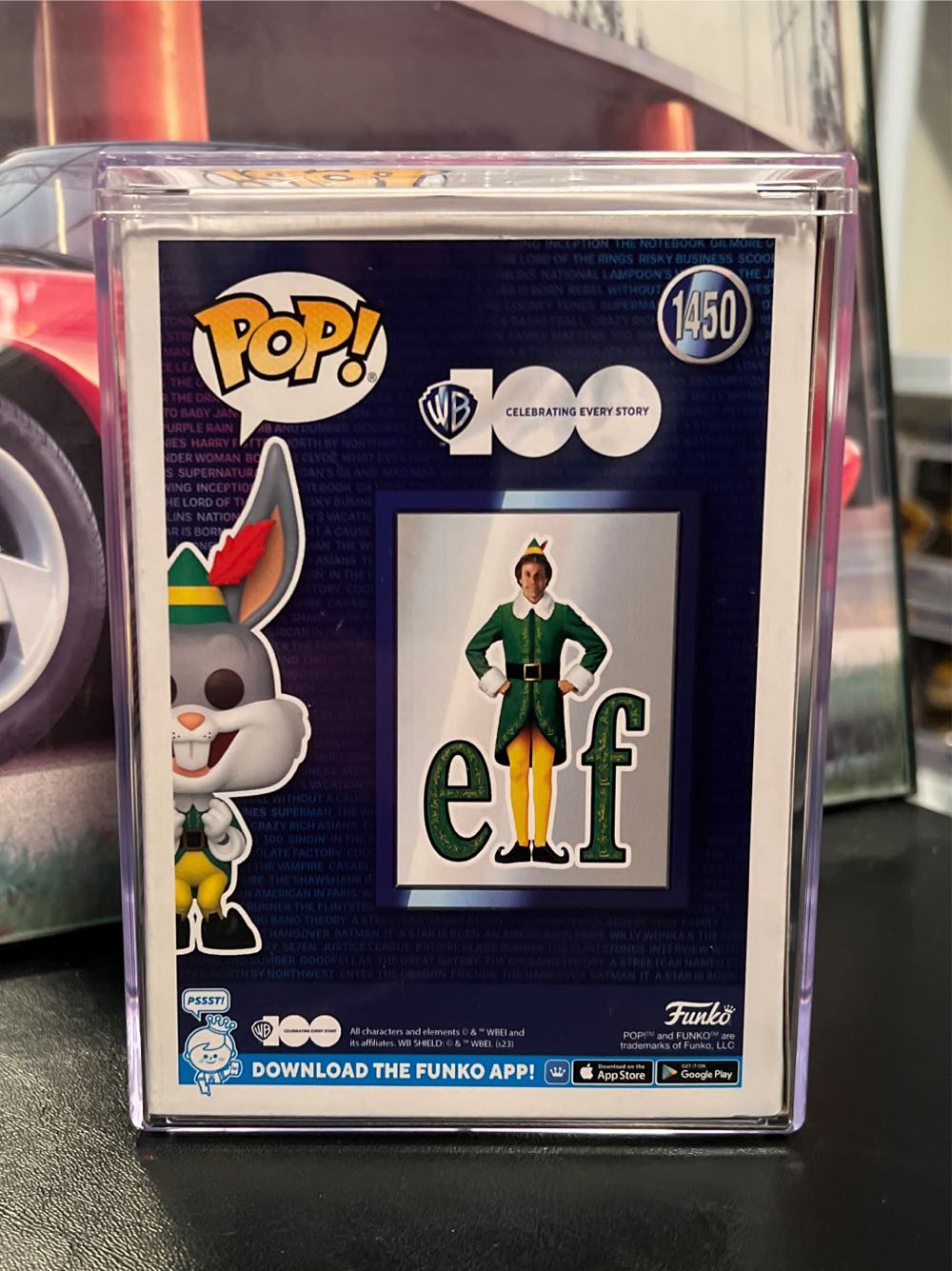Bugs Bunny as Buddy the Elf #1450 - Warner Bros. vinyl figure collectible [Barcode 889698724197] - Main Image 2