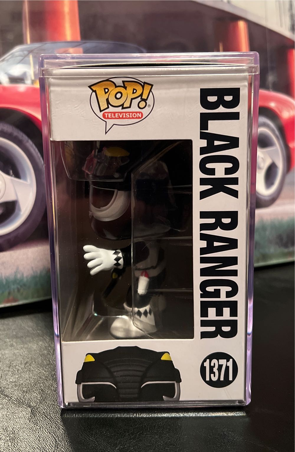 Black Ranger - 1371  - Power Rangers - Funko Pop Television - Power Rangers vinyl figure collectible [Barcode 889698721547] - Main Image 3