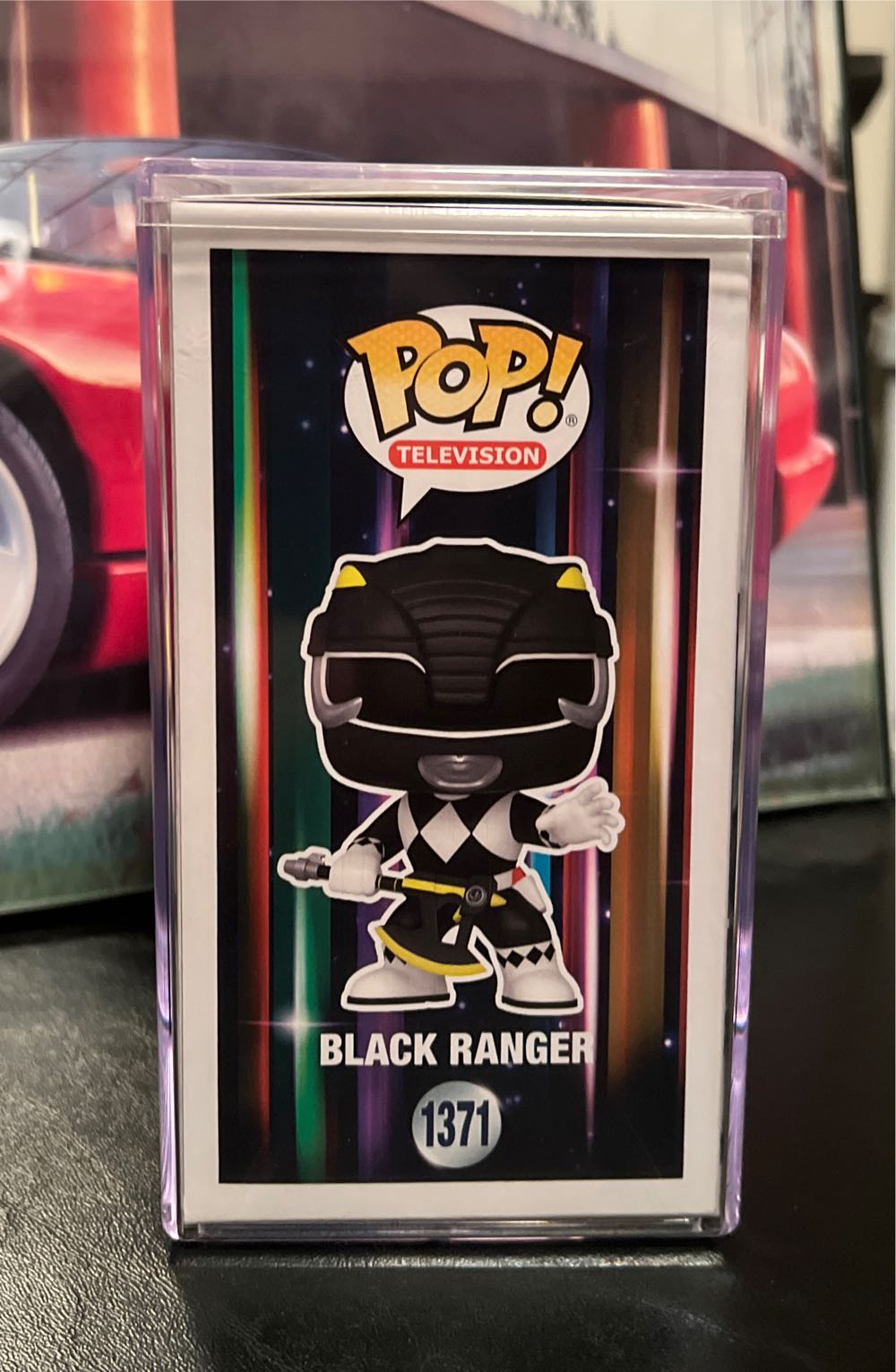Black Ranger - 1371  - Power Rangers - Funko Pop Television - Power Rangers vinyl figure collectible [Barcode 889698721547] - Main Image 4