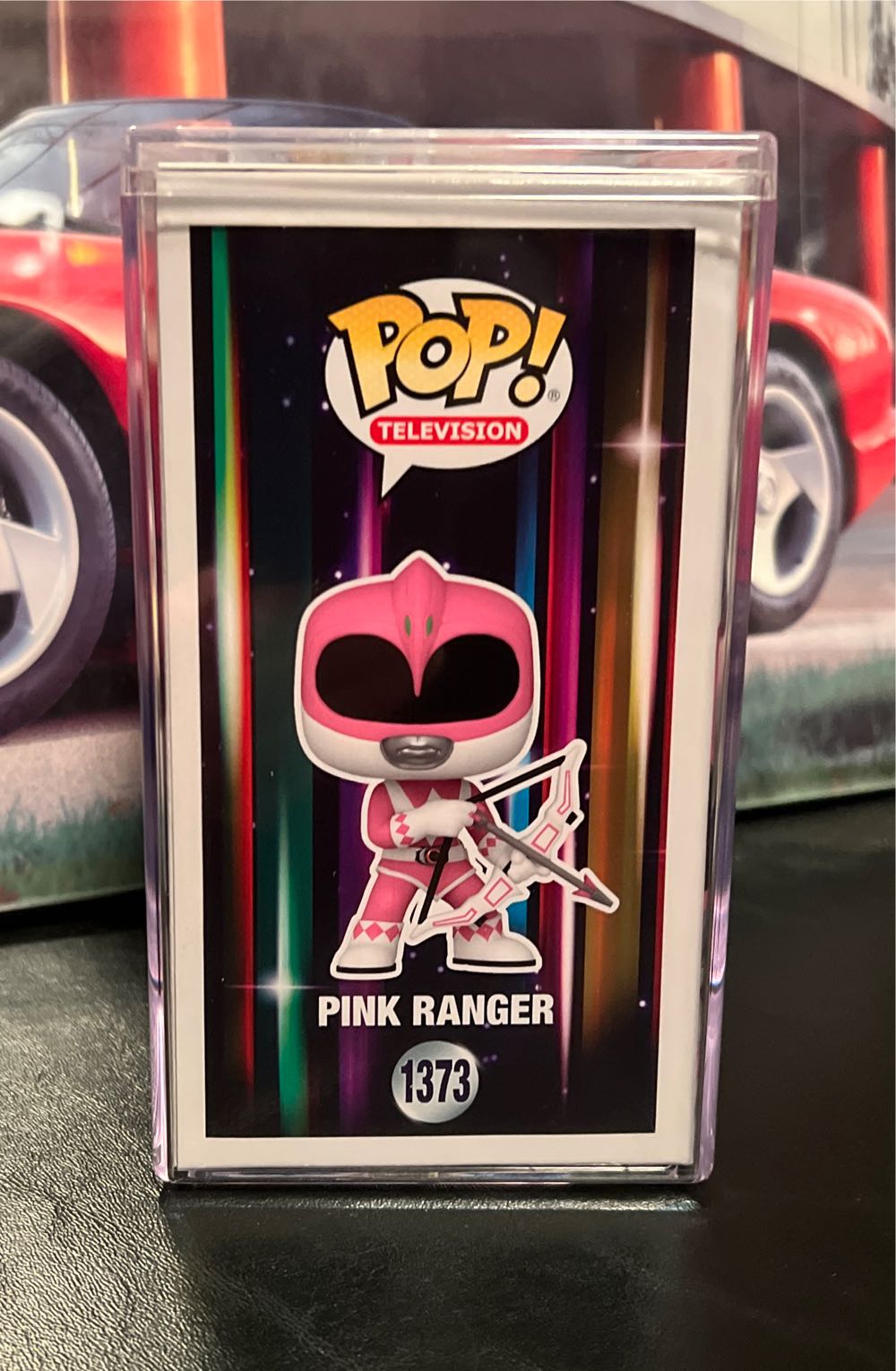 Pink Ranger - 1373  - Power Rangers - Funko Pop Television - Mighty Morphin Power Rangers vinyl figure collectible [Barcode 889698721561] - Main Image 4
