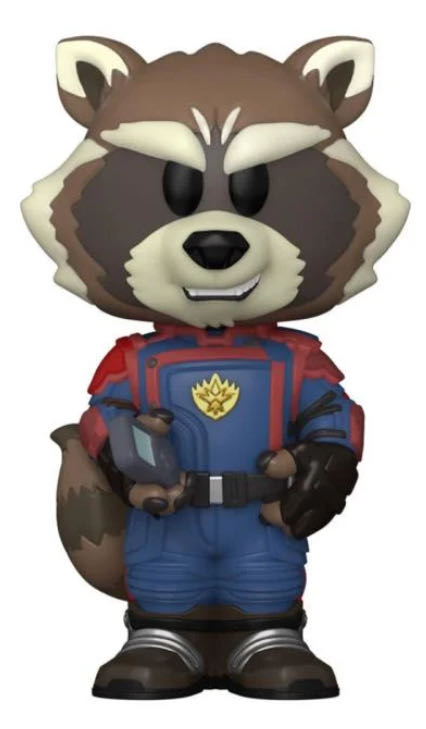 Rocket  - Guardian Of Galaxy Volume 3 - Marvel   -  FUNKOPOP - Funko Vinyl Soda  vinyl figure collectible [Barcode 889698688222] - Main Image 2