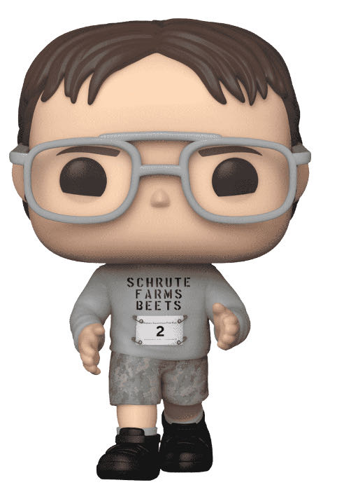 The Office: Fun Run Dwight  vinyl figure collectible [Barcode 889698657594] - Main Image 2