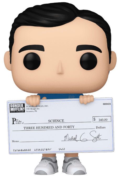 The Office: Michael With Check  vinyl figure collectible [Barcode 889698657600] - Main Image 2