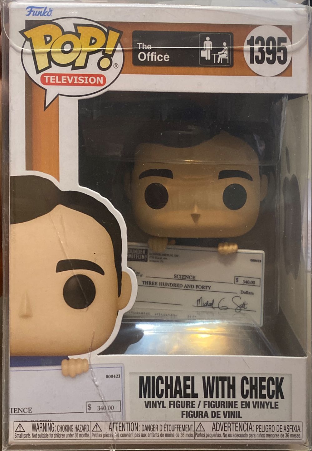 The Office: Michael With Check  vinyl figure collectible [Barcode 889698657600] - Main Image 3