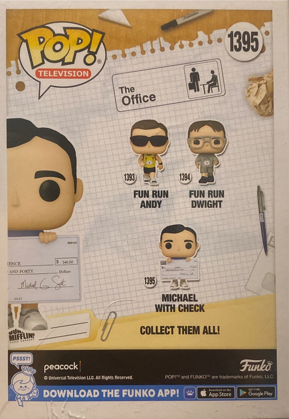 The Office: Michael With Check  vinyl figure collectible [Barcode 889698657600] - Main Image 4