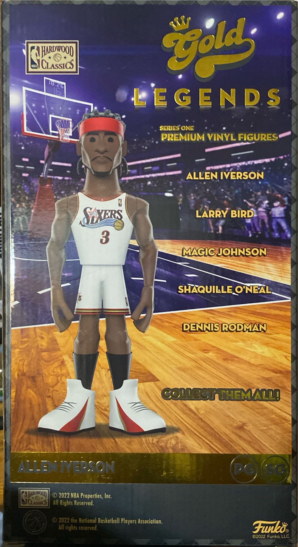 ✅ Allen Iverson Chase Black  vinyl figure collectible [Barcode 889698645508] - Main Image 3