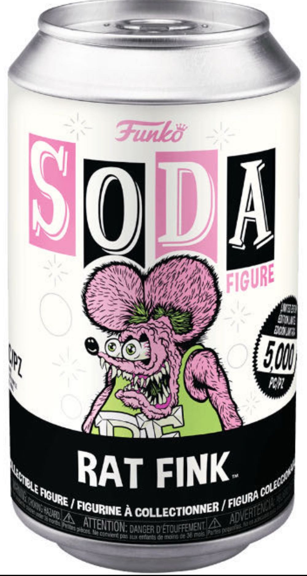 ✅ Rat Fink Pink  vinyl figure collectible [Barcode 889698574297] - Main Image 3