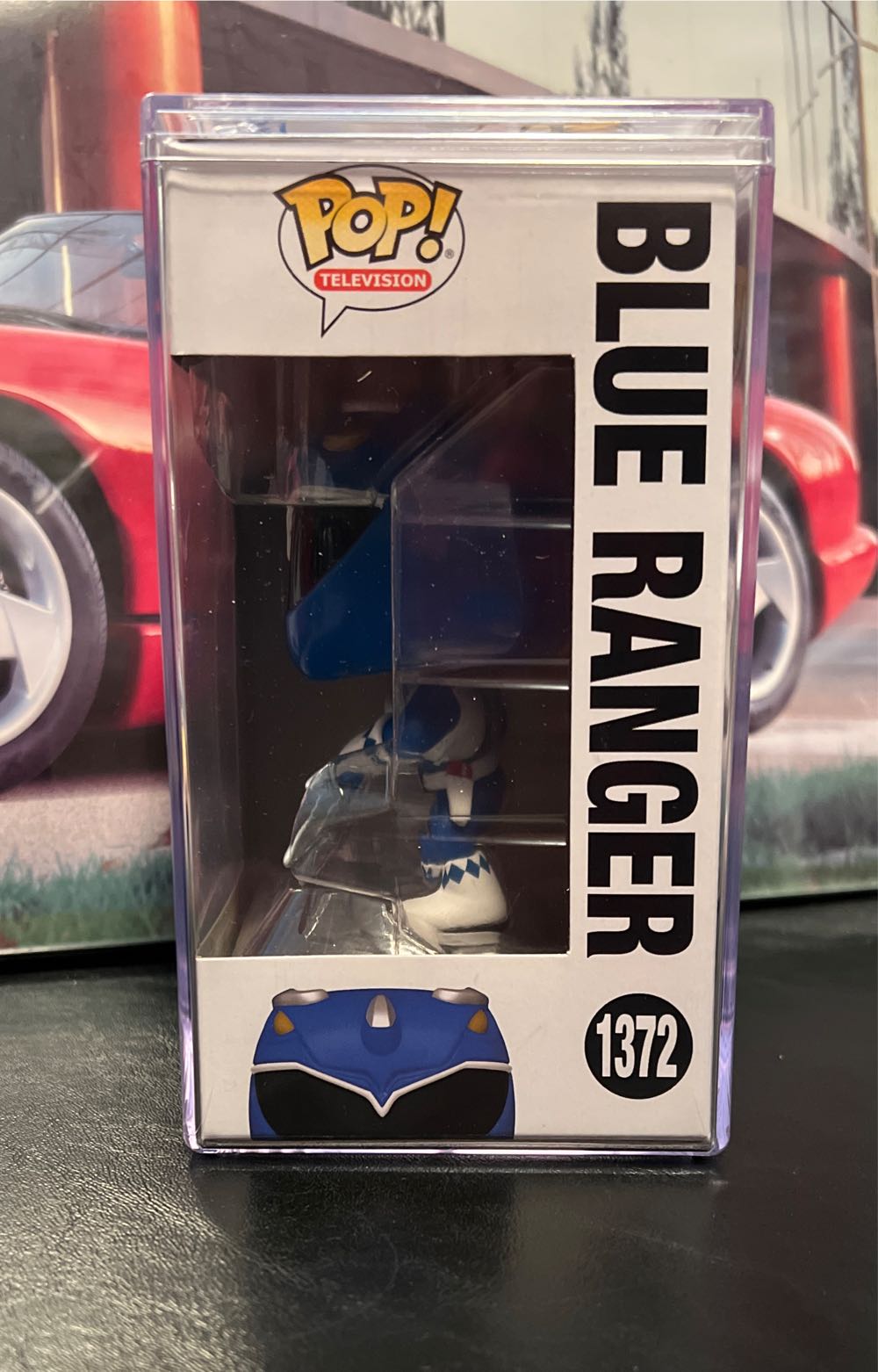 Blue Ranger - 1372  - Power Rangers - Funko Pop Television - Power Rangers vinyl figure collectible [Barcode 889698721554] - Main Image 3