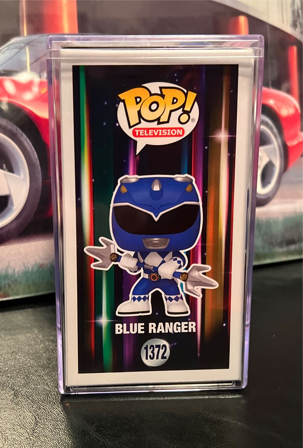 Blue Ranger - 1372  - Power Rangers - Funko Pop Television - Power Rangers vinyl figure collectible [Barcode 889698721554] - Main Image 4