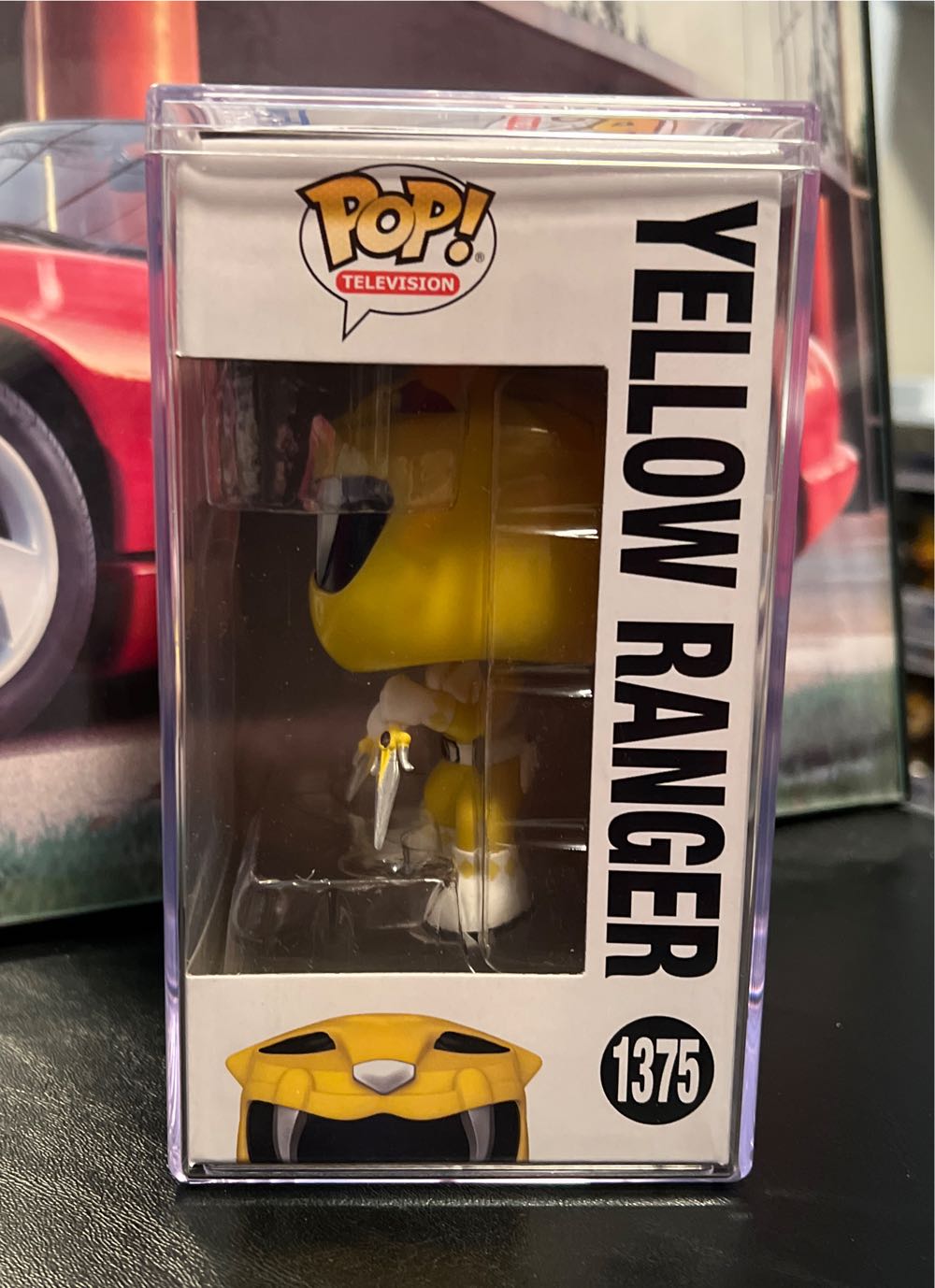 Yellow Ranger - 1375  - Power Rangers - Funko Pop Television - Power Rangers vinyl figure collectible [Barcode 889698721585] - Main Image 3