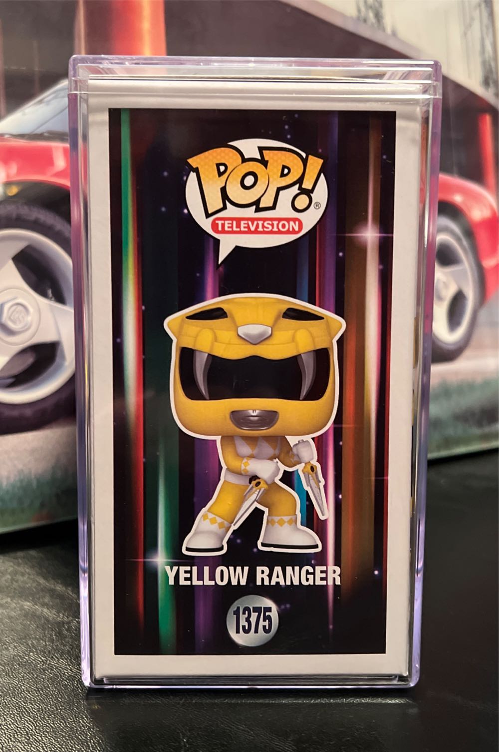 Yellow Ranger - 1375  - Power Rangers - Funko Pop Television - Power Rangers vinyl figure collectible [Barcode 889698721585] - Main Image 4