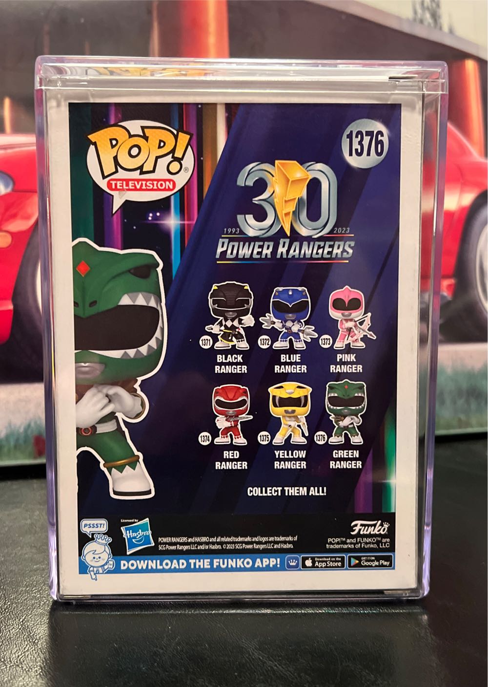 Green Ranger - 1376 - Power Rangers - Funko Pop Television - Power Rangers vinyl figure collectible [Barcode 889698722025] - Main Image 2