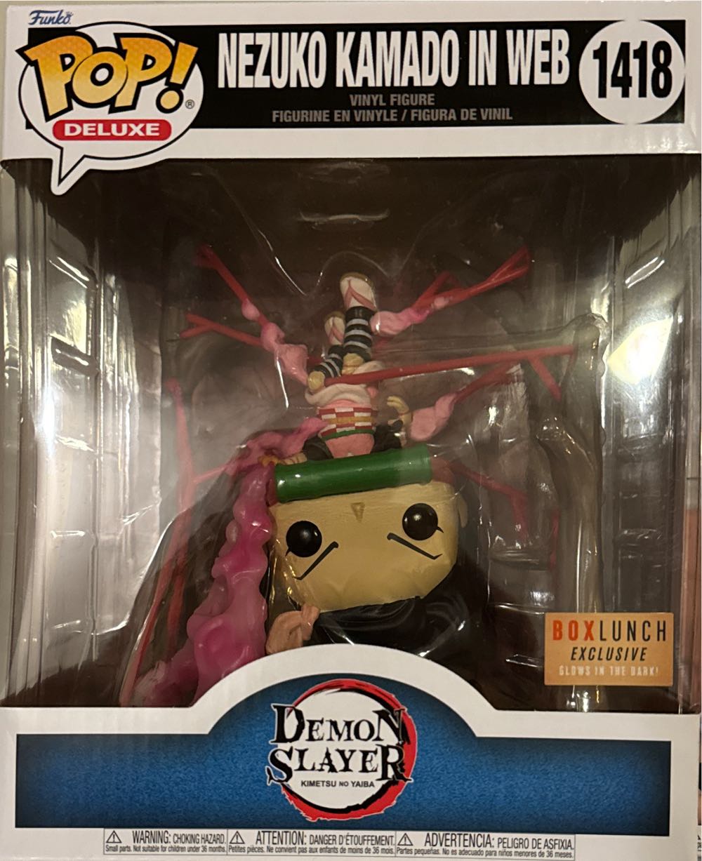 Nezuko Kamado In Web - Demon Slayer vinyl figure collectible [Barcode 889698741859] - Main Image 2