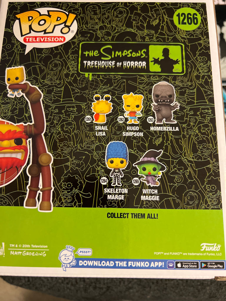 Nightmare Willie - The Simpsons vinyl figure collectible [Barcode 889698650229] - Main Image 2