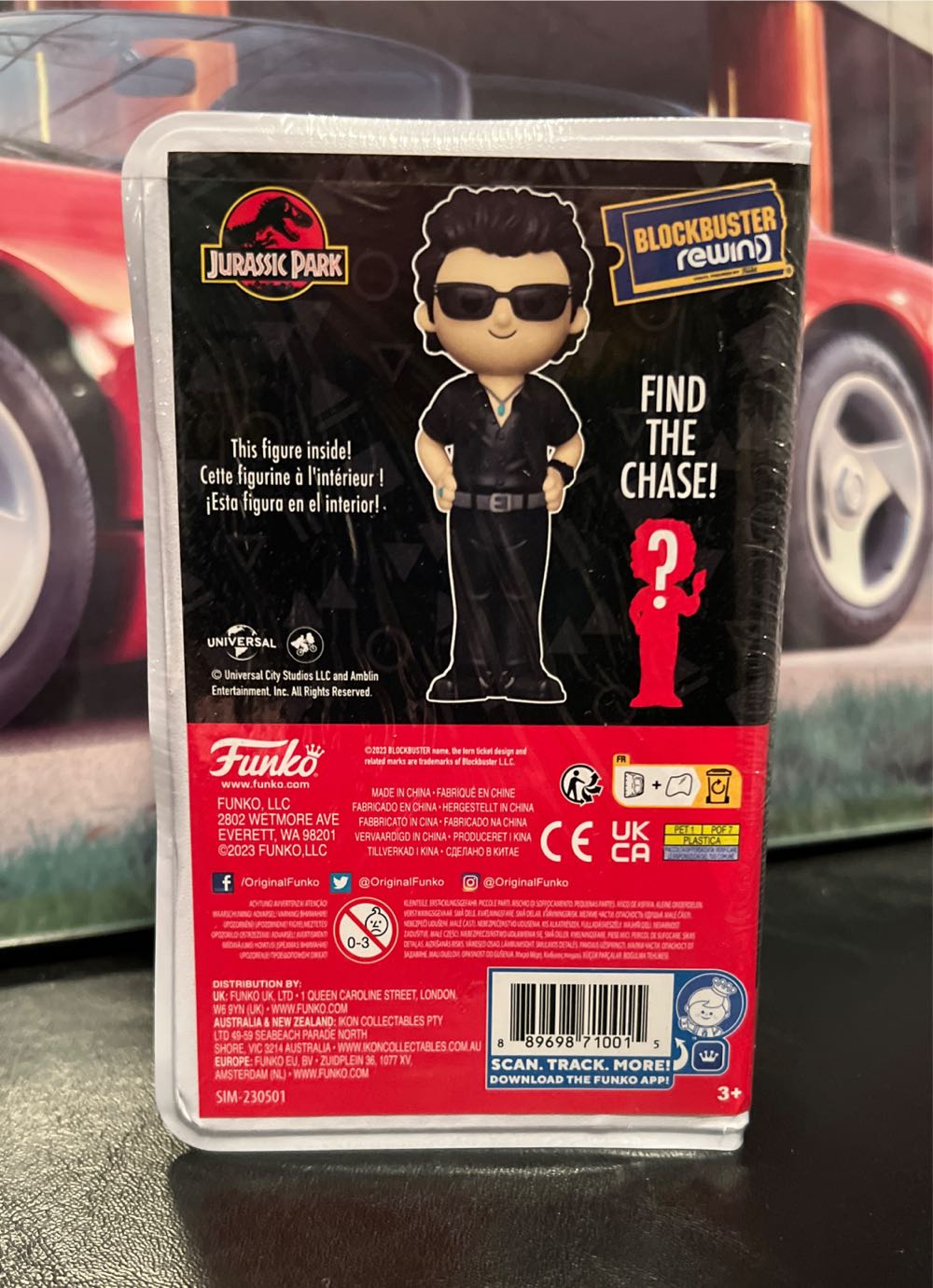 Ian Malcolm - Jurassic Park  - FUNKOPOP Rewind - Jurassic Park vinyl figure collectible [Barcode 889698710015] - Main Image 2