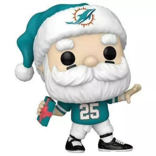 Miami Dolphins: Dolphins Santa - NFL vinyl figure collectible [Barcode 889698775328] - Main Image 2
