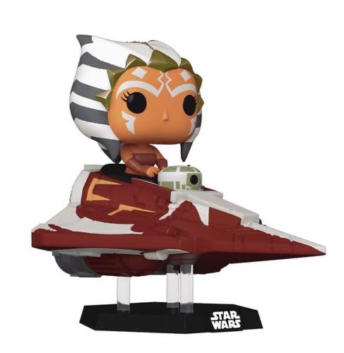 Ahsoka Tano (In Delta 7 Jedi Starfighter) - Star Wars: Clone Wars vinyl figure collectible [Barcode 889698737067] - Main Image 3