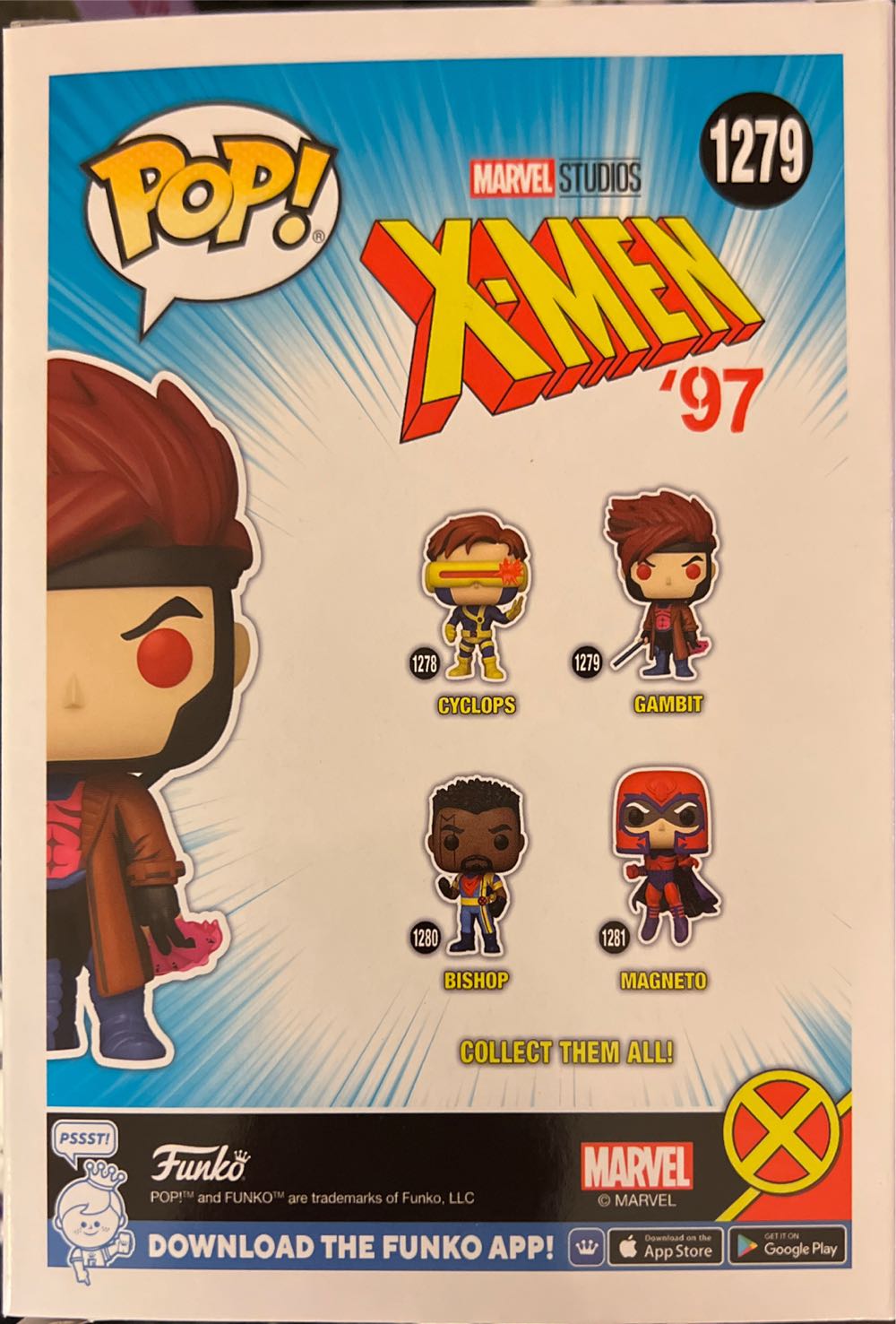 Gambit - X-Men vinyl figure collectible [Barcode 889698748155] - Main Image 2