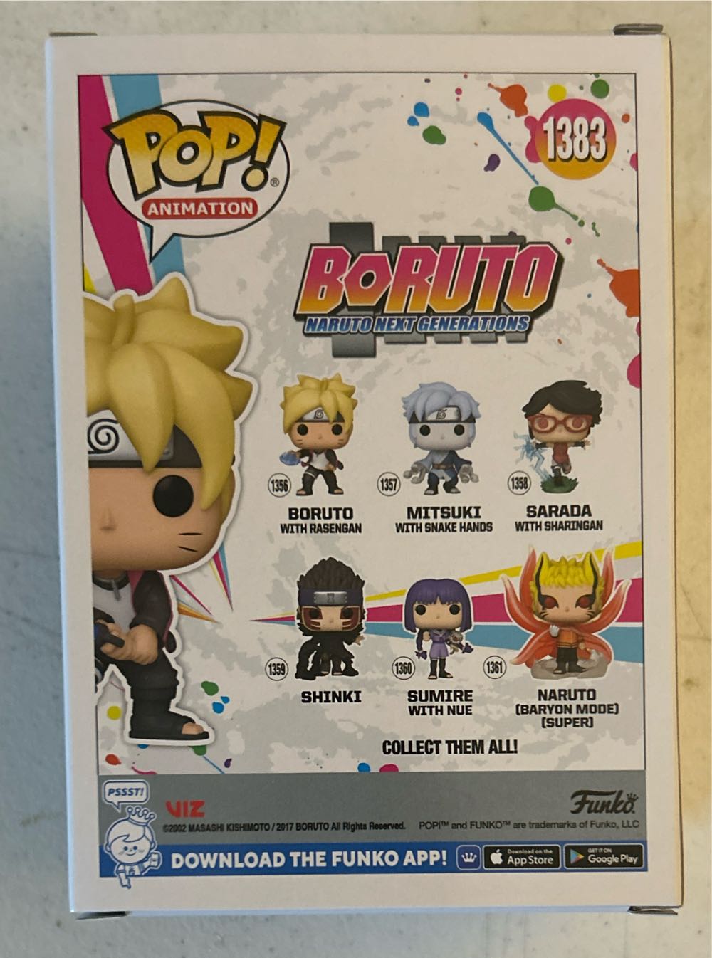 #1383 Animation: Boruto: Boruto With Chakra Blade (AAA Exclusive) - Boruto vinyl figure collectible [Barcode 889698631365] - Main Image 3