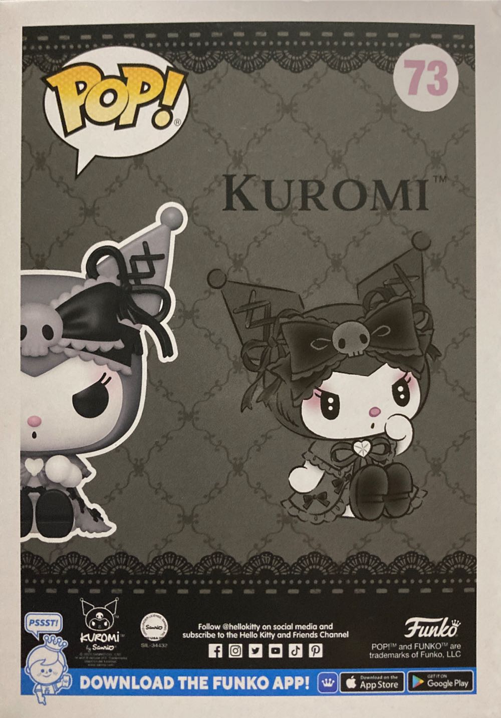 Kuromi - Sanrio vinyl figure collectible [Barcode 889698747165] - Main Image 3