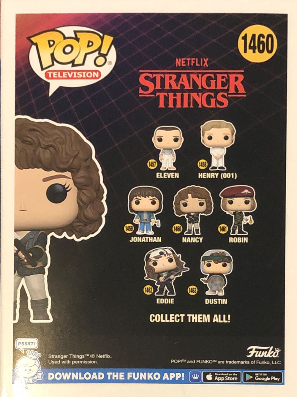 Nancy - Stranger Things vinyl figure collectible [Barcode 889698721394] - Main Image 4