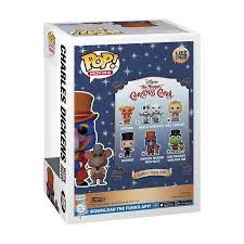 Gonzo as Charles Dickens With Rizzo Flocked Pop! - The Muppets vinyl figure collectible [Barcode 889698744102] - Main Image 3