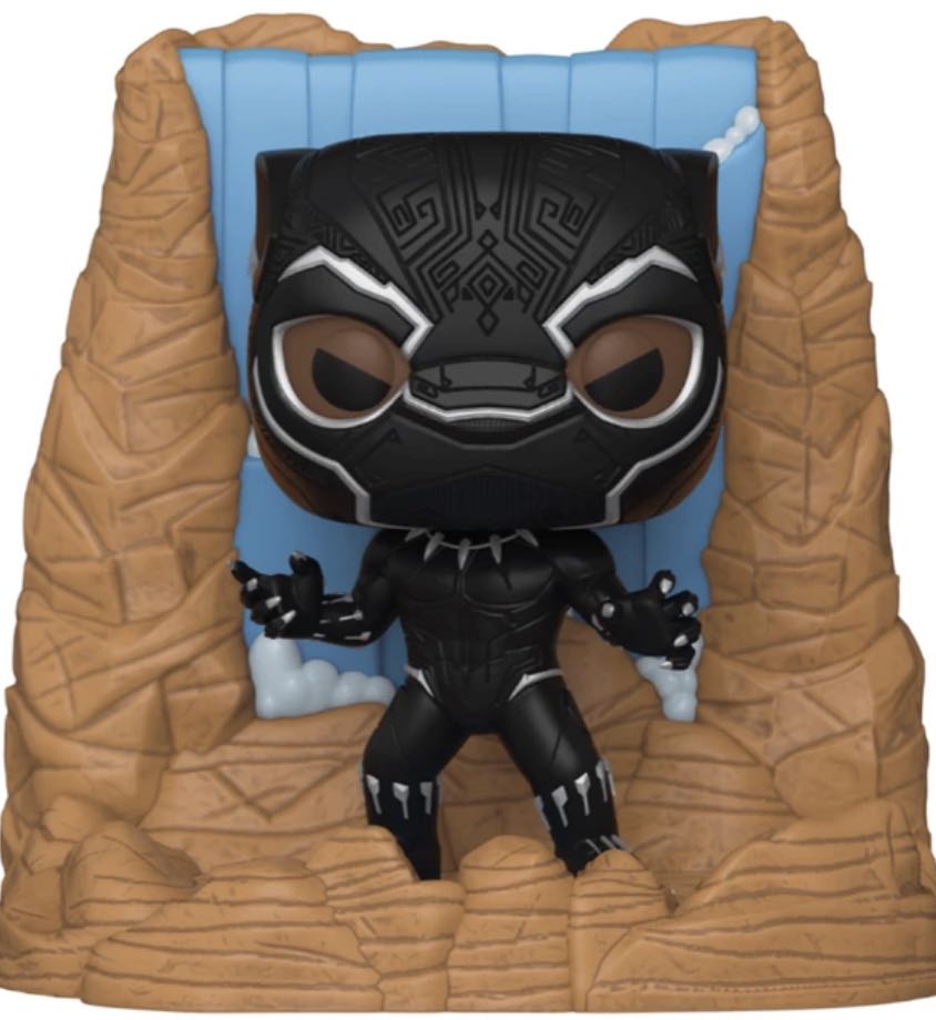 Black Panther (With Waterfall) $24 - Marvel Universe vinyl figure collectible [Barcode 889698665254] - Main Image 2