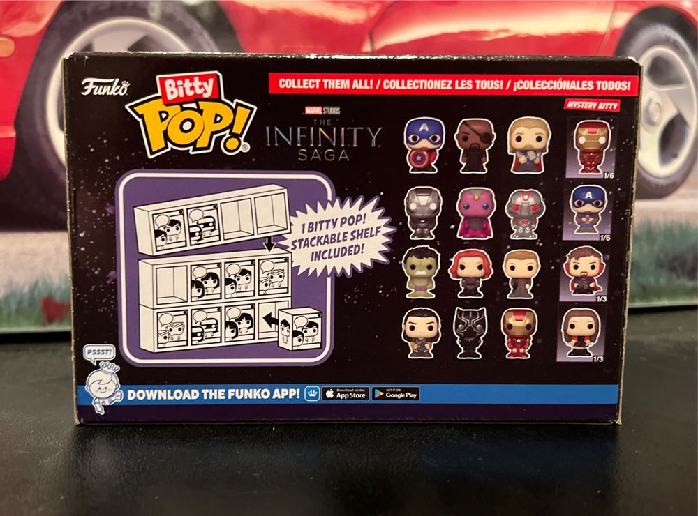 Funko Bitty Pop! Marvel Mini Collectible Toys Loki Black Panther Iron Man & Mystery Chase Figure Styles May Vary 4-pack - Marvel Universe vinyl figure collectible [Barcode 889698715065] - Main Image 2