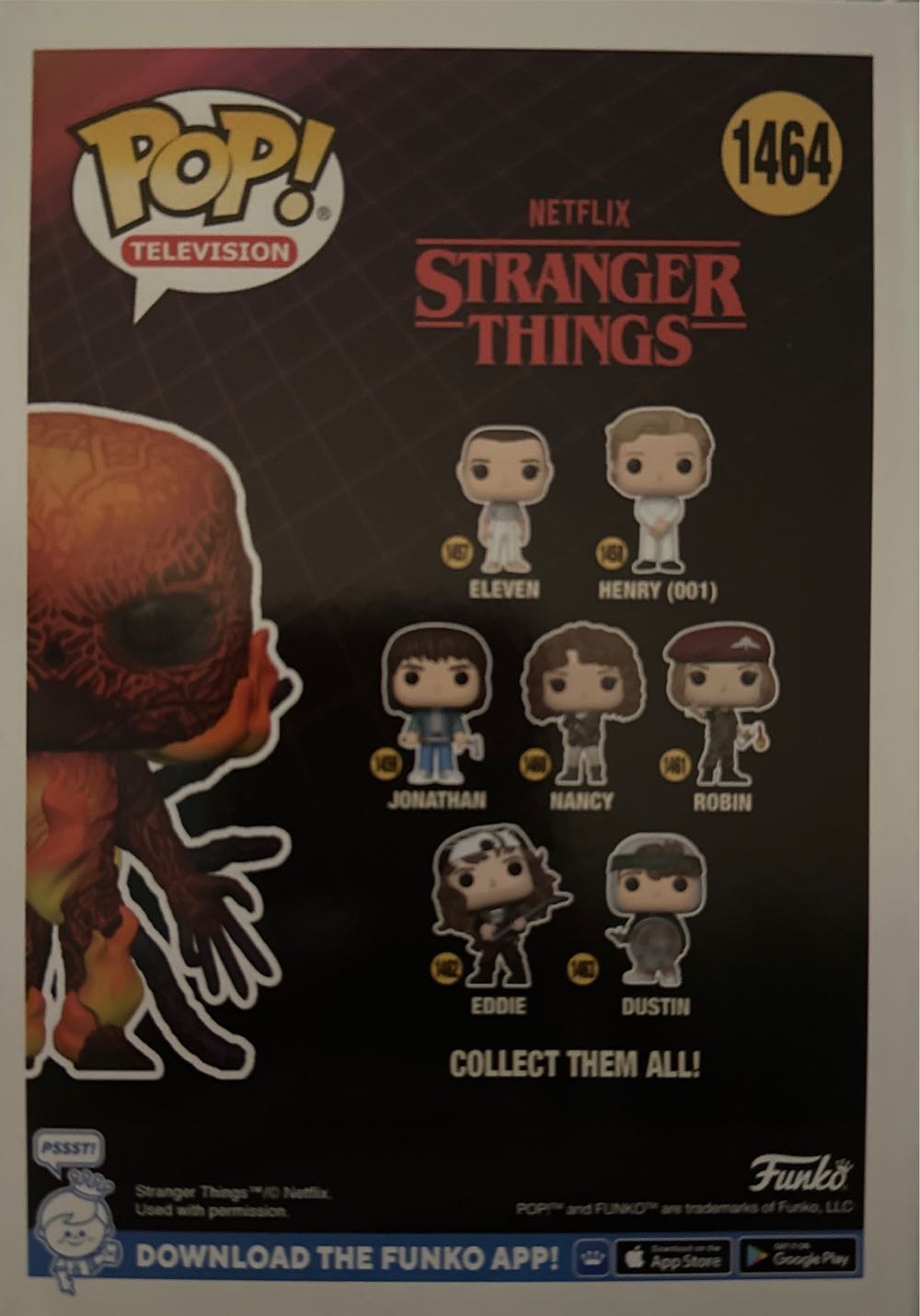 Stranger Things (Vecna) Gitd Hot Topic $31 - Stranger Things vinyl figure collectible - Main Image 2