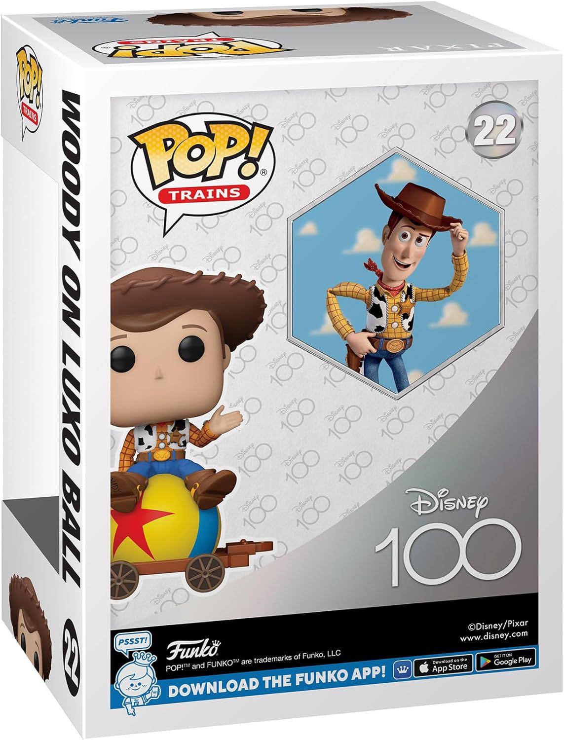 Woody on Luxo Ball - Disney vinyl figure collectible [Barcode 889698704595] - Main Image 3